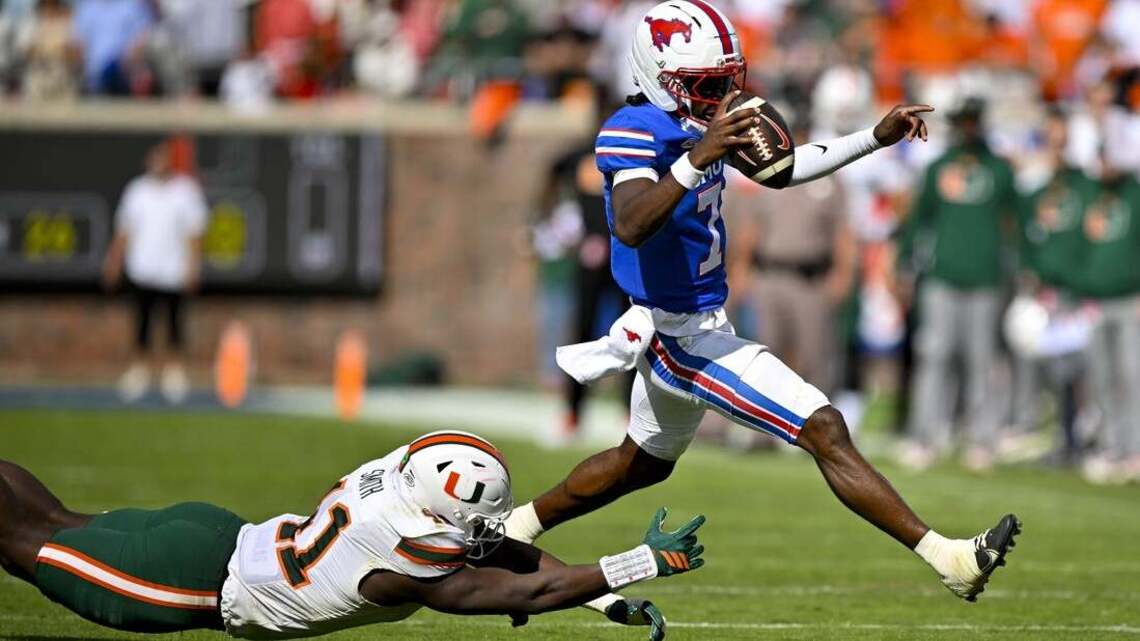 No. 19 SMU launches third ACC campaign at Florida State