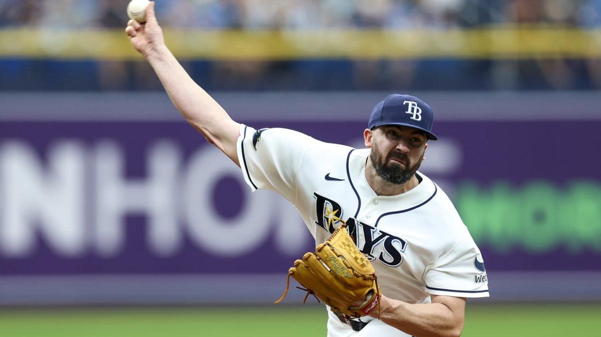 
                 Apr 26, 2026; St. Petersburg, Florida, USA; Tampa Bay Rays pitcher Jesse Scholtens (65) throws a pitch against the Minnesota Twins in the seventh inning at Tropicana Field. Mandatory Credit: Nathan Ray Seebeck-Imagn Images 
              