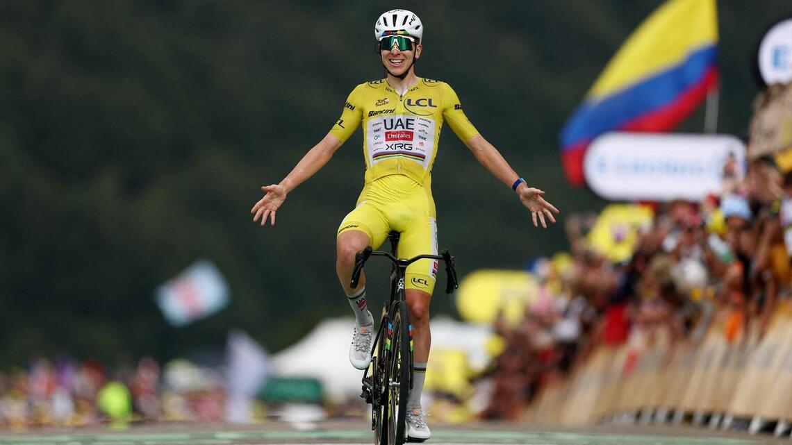 Tour de France leader Tadej Pogacar wins grueling Stage 14