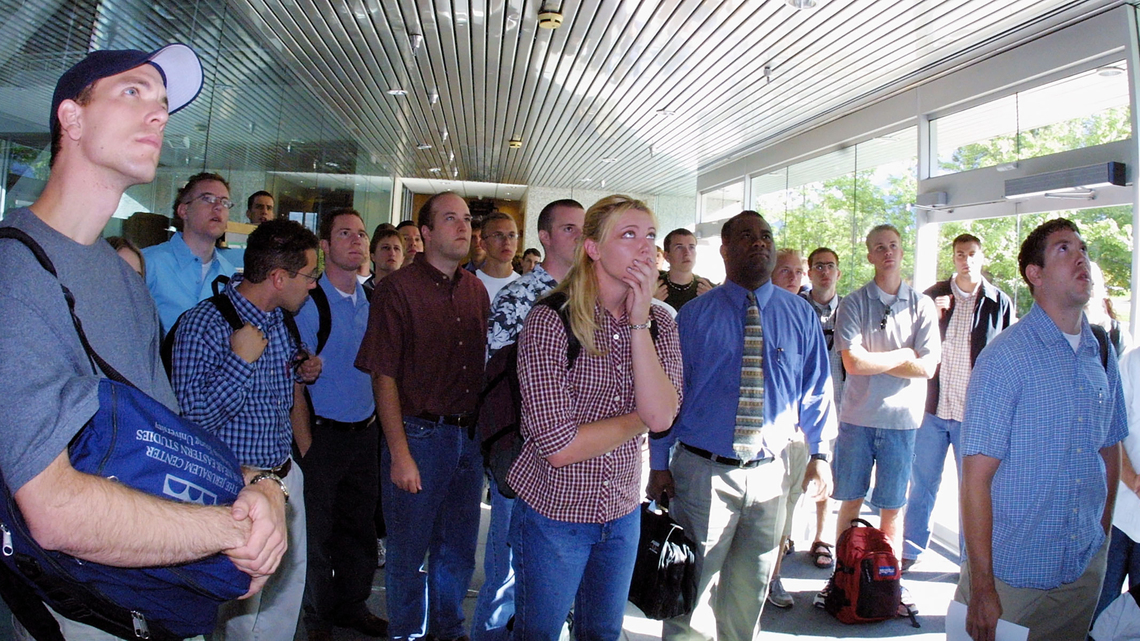 Mary McNamara: 25 years ago, television was the only guide through the horror and chaos of 9/11 