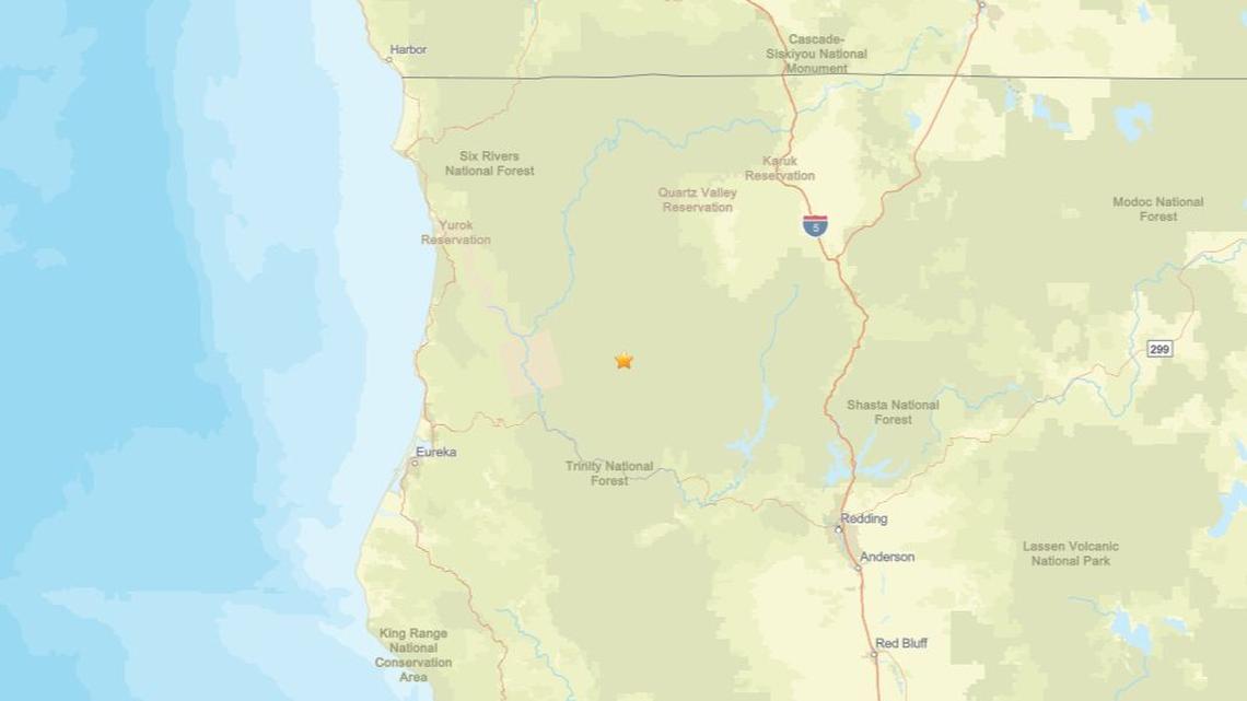 Earthquake of magnitude 2.9 detected close to Somes Bar, CA on April 2 