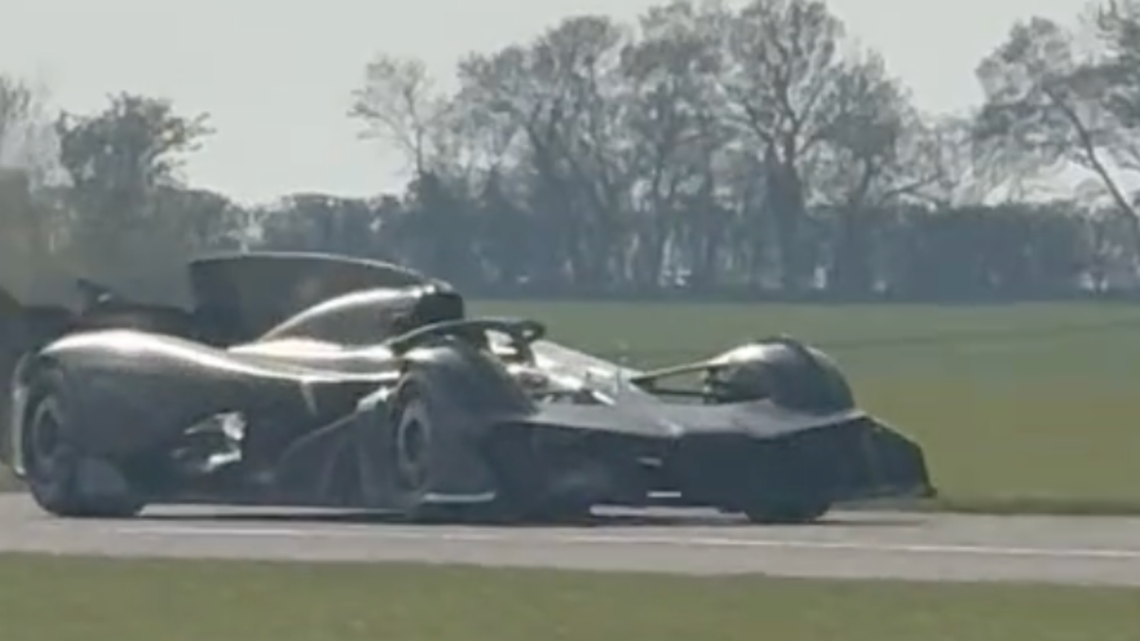 Aston Martin Spotted Testing Wild Single-Seat Valkyrie With F1 Cues 