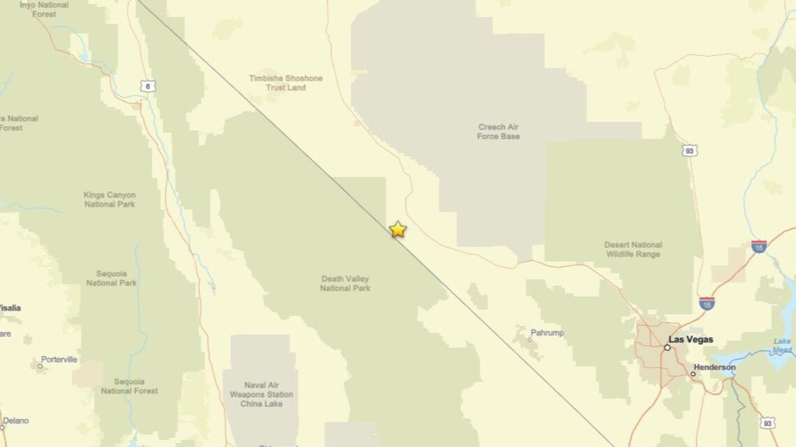 Update: 2.6 magnitude earthquake rattles close to Beatty, NV on Aug. 28 
