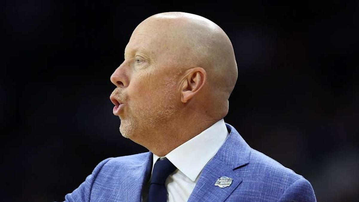  Mar 20, 2026; Philadelphia, PA, USA; UCLA Bruins head coach Mick Cronin reacts in the first half during a first round game of the men's 2026 NCAA Tournament at Xfinity Mobile Arena. Mandatory Credit: Bill Streicher-Imagn Images | Bill Streicher-Imagn Images 