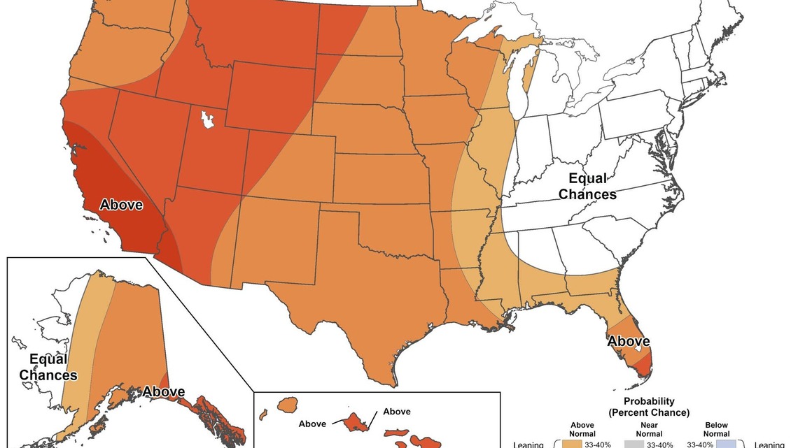 New NOAA Map Shows the US States Facing the Coldest Halloween This Year 