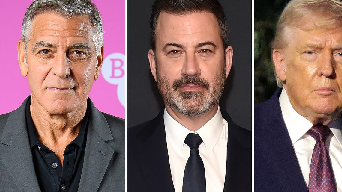 George Clooney defiende a Jimmy Kimmel tras su broma sobre Trump y condena la violencia 