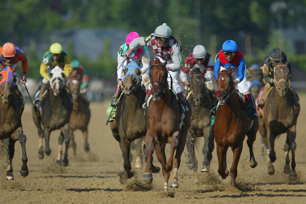  Kentucky Derby finish. (Photo by Jamie Squire/Getty Images) 