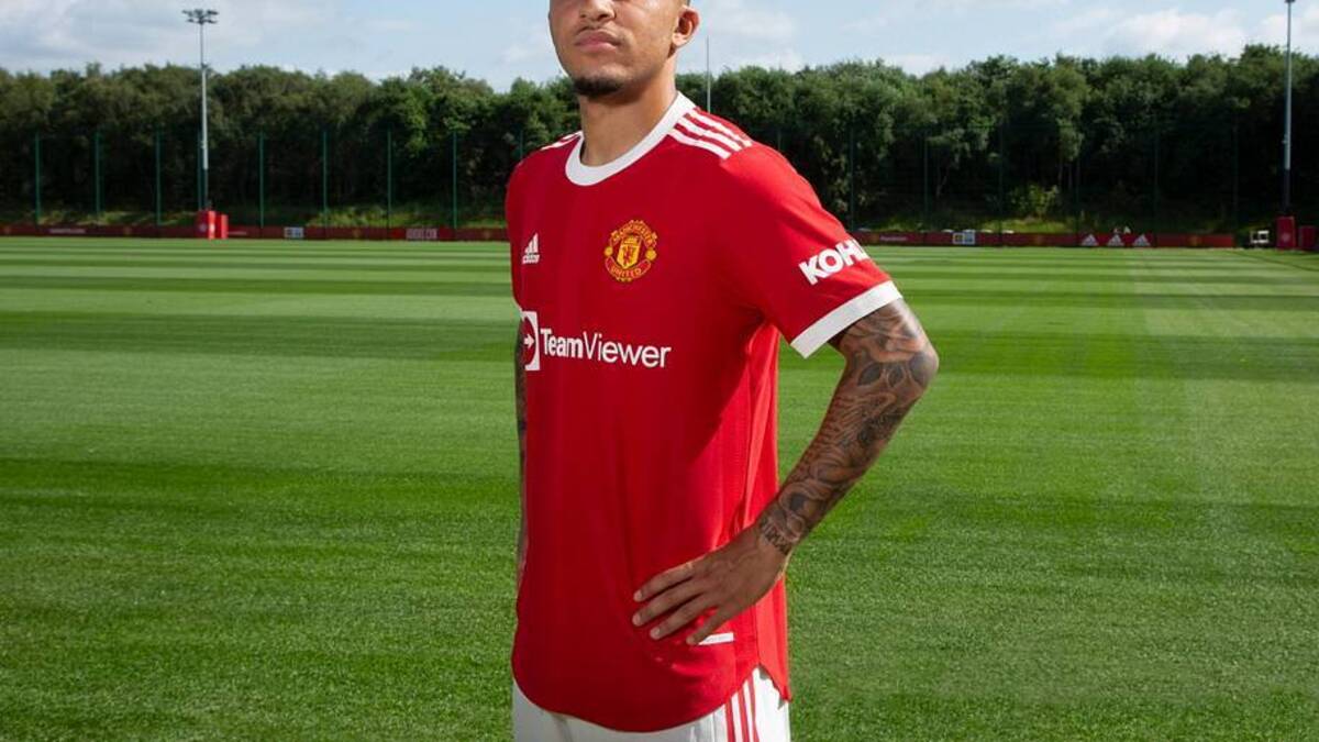 Sancho had the world at his feet in 2021. | Ash Donelon/Manchester United/Getty Images 