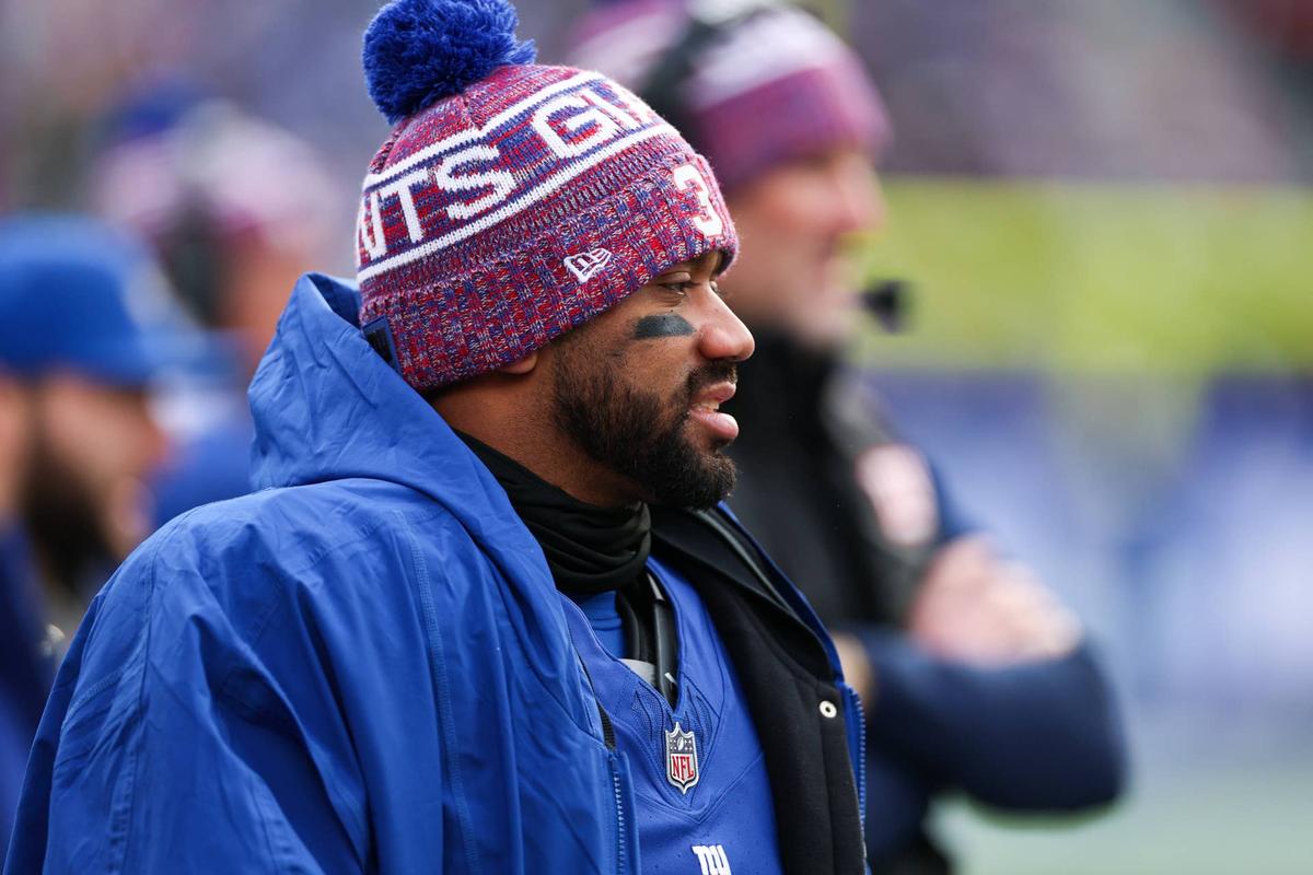  New York Giants quarterback Russell Wilson (3) 