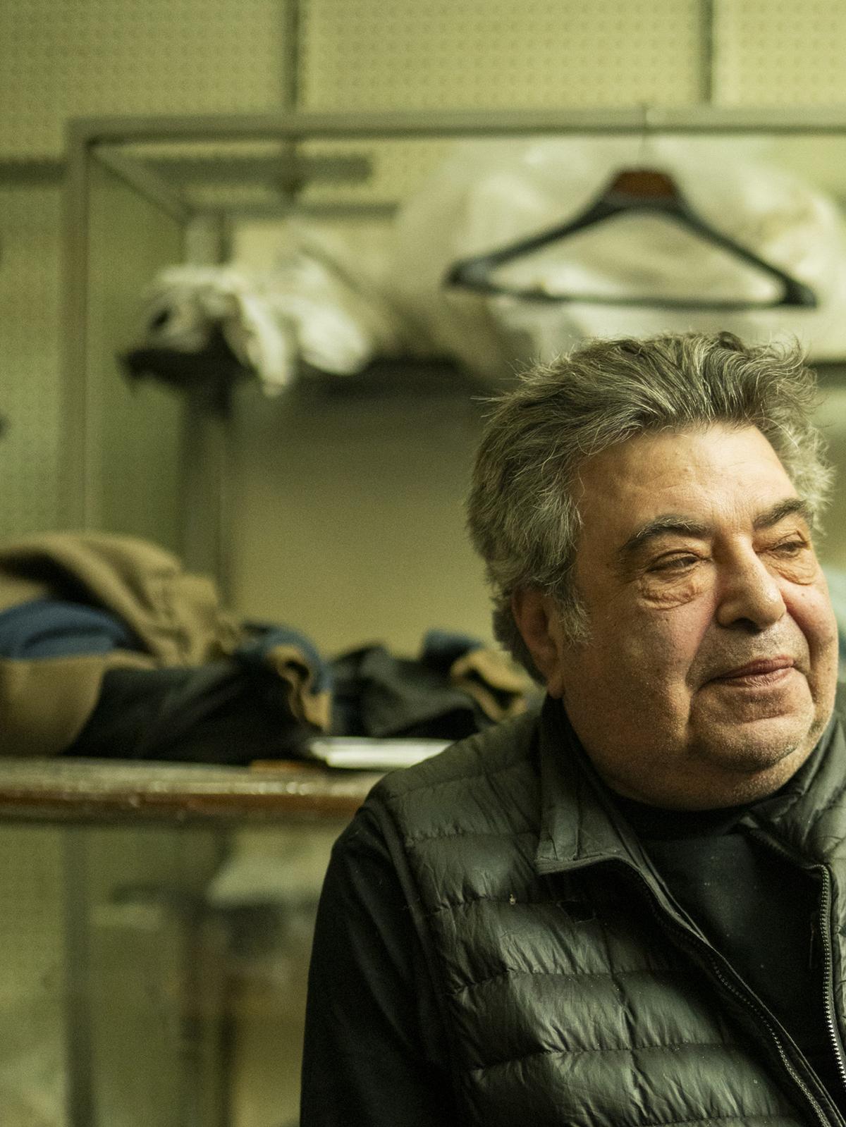 Charles Goldman, the owner of a South Bronx streetwear emporium who is closing the shop after 60 years, in New York, April 30, 2026. The name of the store was H&R Hosiery, though nobody called it that. But it shaped street fashion, until the rent rose to $8,000 a month. (Elias WIlliams/The New York Times)