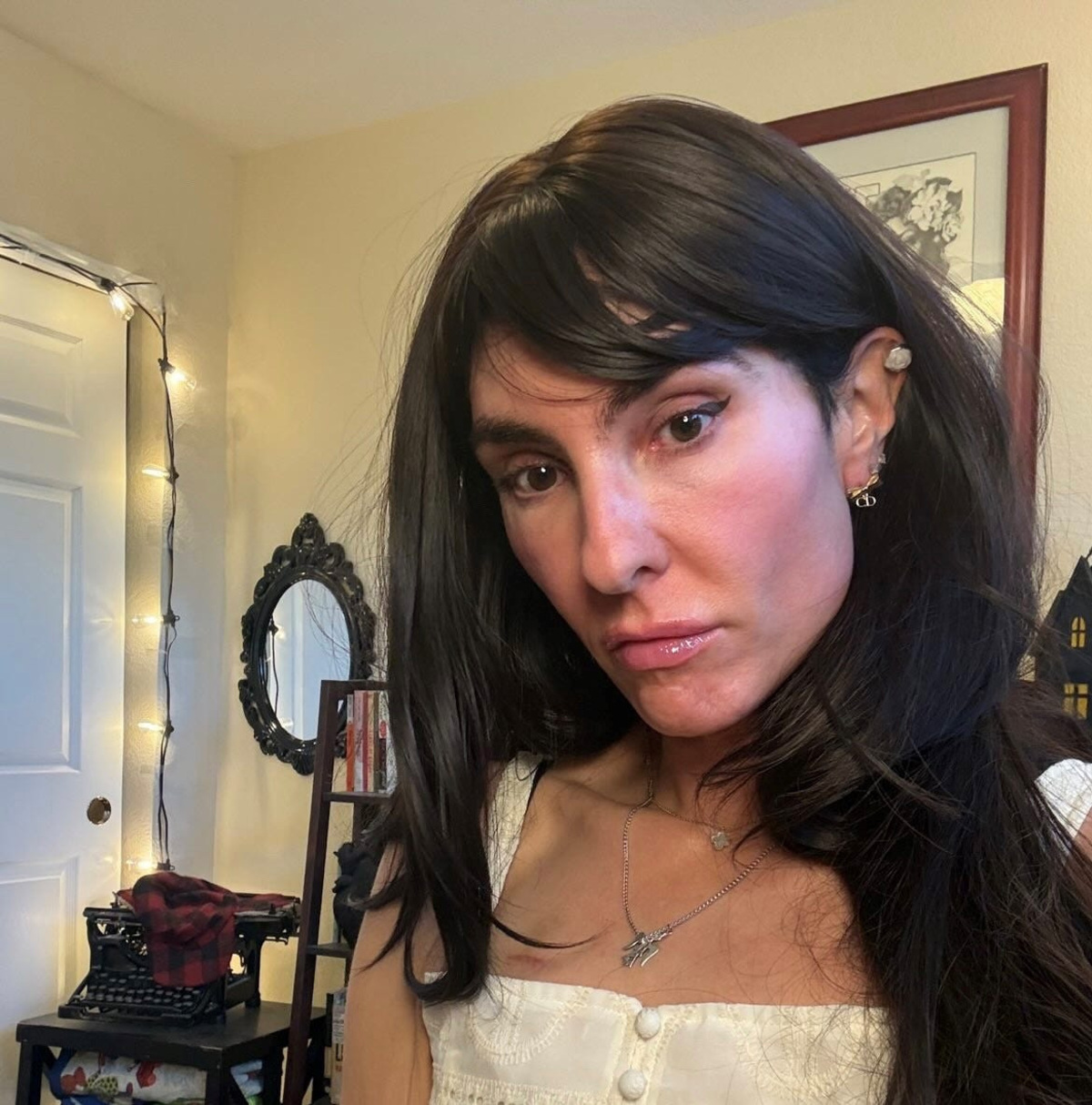 Erika Wurth, an author, is taking hormone replacement therapy after breast cancer.