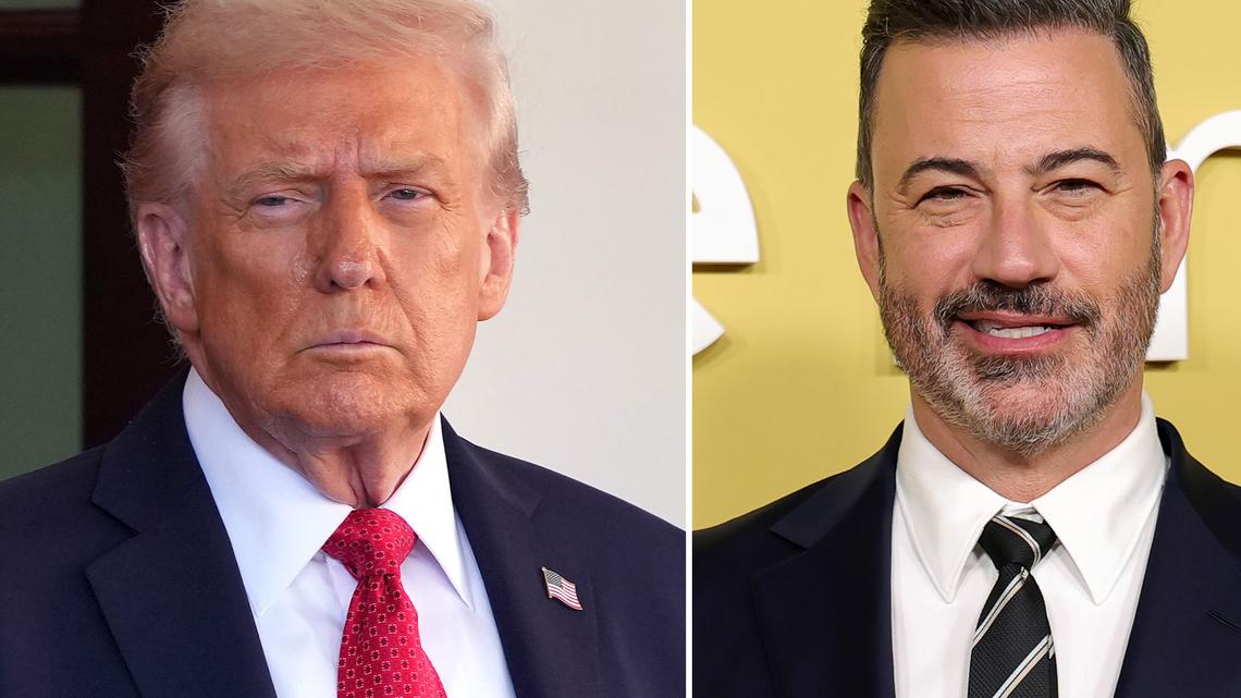 President Donald Trump Calls for Jimmy Kimmel's Firing After Melania Joke 