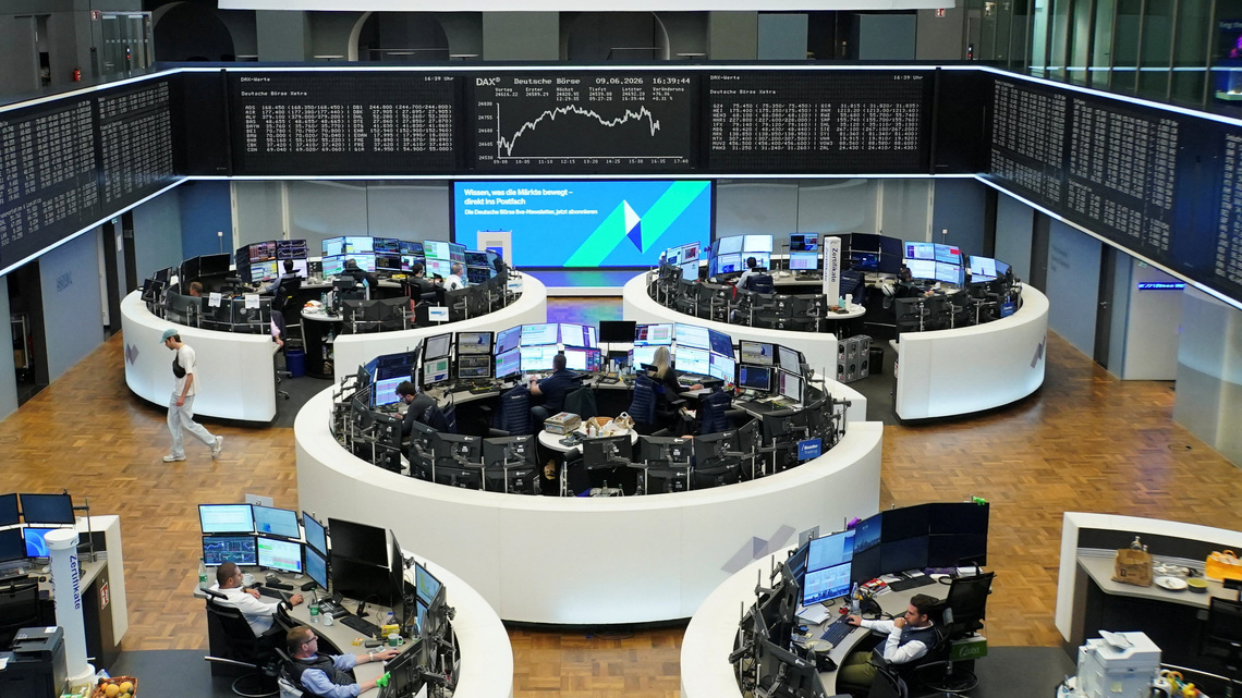 European shares steady as investors weigh US-Iran flare-up