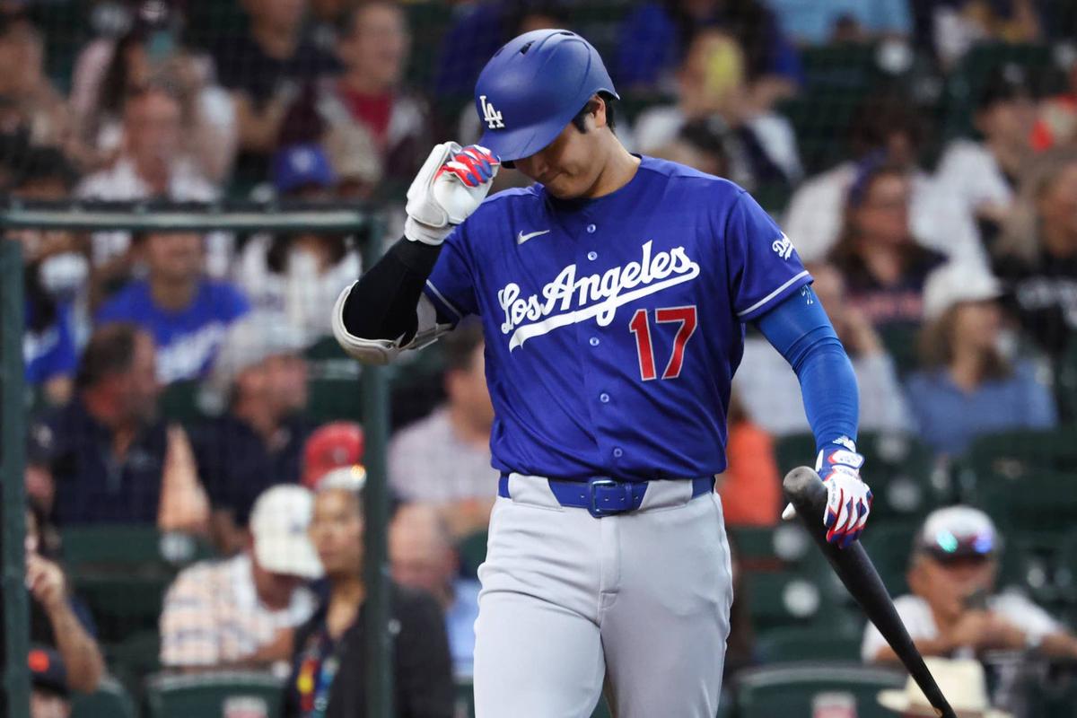  Los Angeles Dodgers two-way star Shohei Ohtani (17) against the Houston Astros. © Troy Taormina-Imagn Images