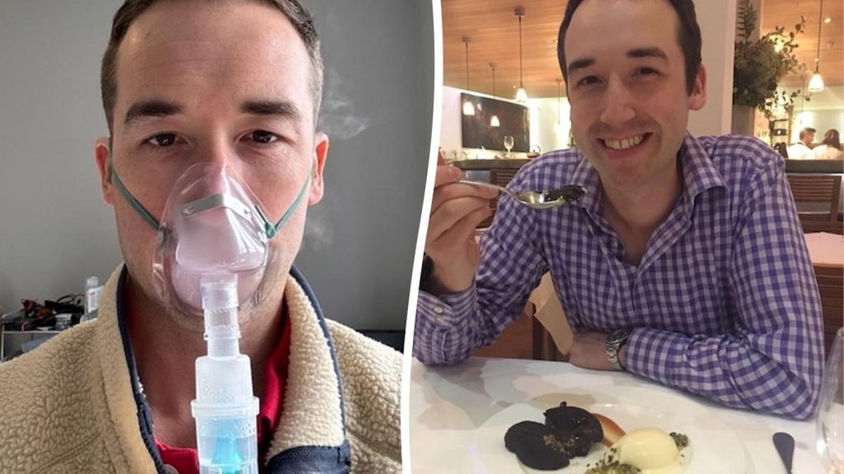 Dr. Paul Wicks used a specially-developed chewing bum to restore his senses. (Dr. Paul Wicks via SWNS). 