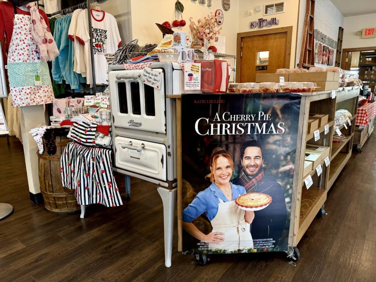  The release of “A Cherry Pie Christmas” dramatically increased holiday visitors to Door County. Photo credit: Cathy Bennett Kopf 