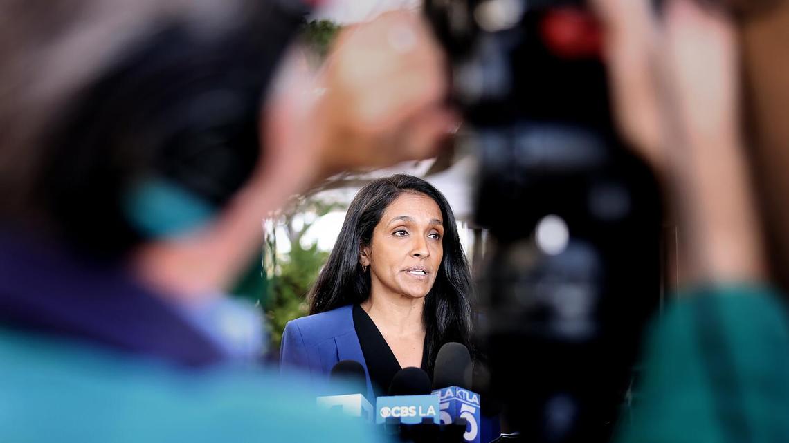 In LA mayor's race, controversial poll shows Nithya Raman ahead of Karen Bass 