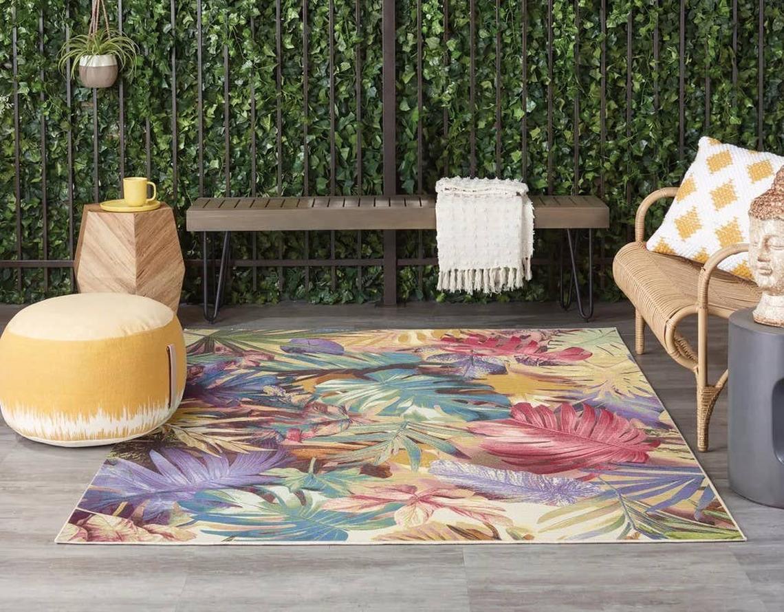  Nourison Capri Indoor/Outdoor Area Rug.