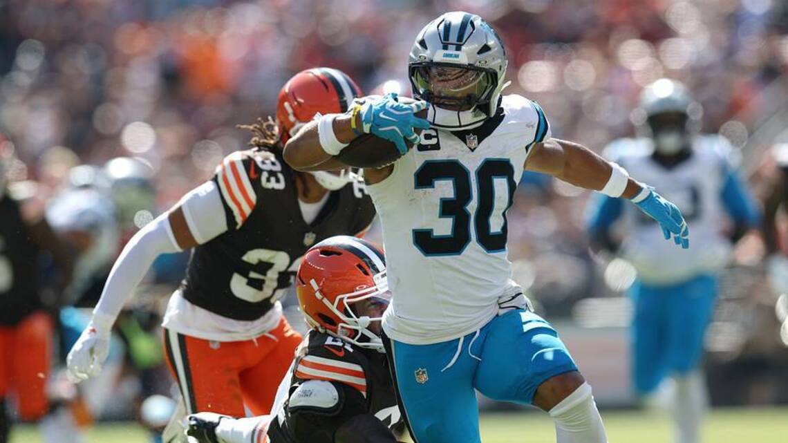 Chuba Hubbard is about to surpass Christian McCaffrey in franchise rushing yards