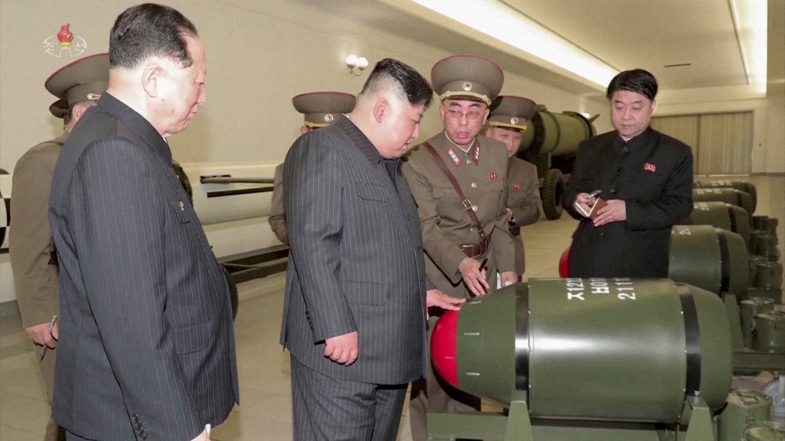 South Korea estimates North Korea has up to 120 nuclear warheads, far above Trump's figure 