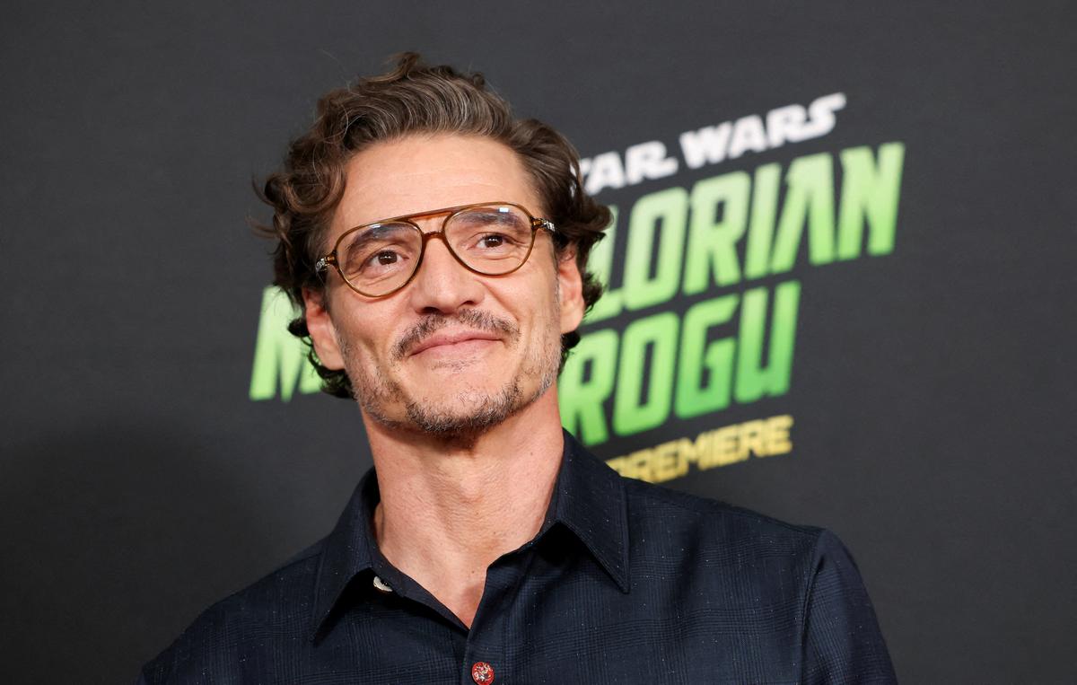 FILE PHOTO: Cast member Pedro Pascal attends a premiere for the film Star Wars: The Mandalorian and Grogu at TCL Chinese theatre in Los Angeles, California, U.S., May 14, 2026. REUTERS/Mario Anzuoni/File Photo