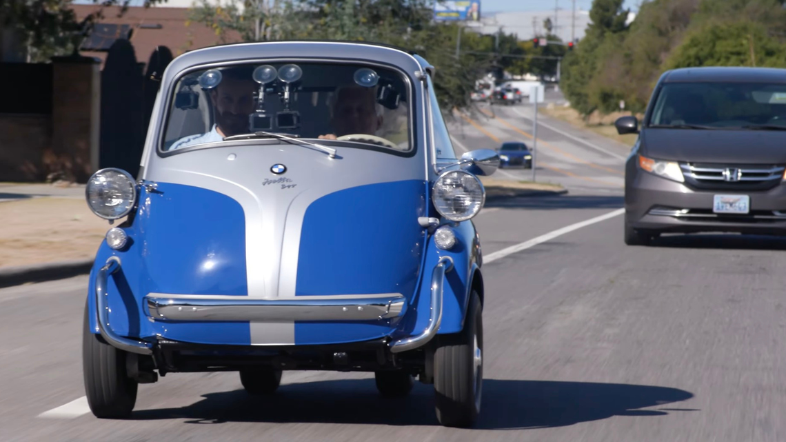 Jay Leno Drives The Tiny BMW That Helped Save The Brand 
