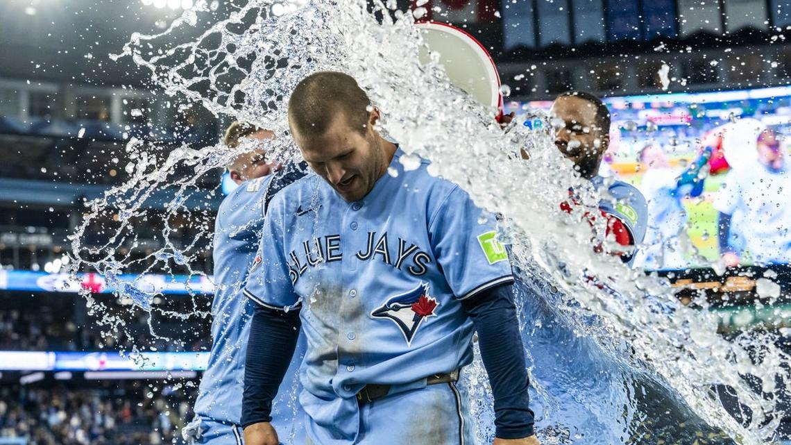 Jays' Daulton Varsho socks walk-off slam to beat Rays in 10 