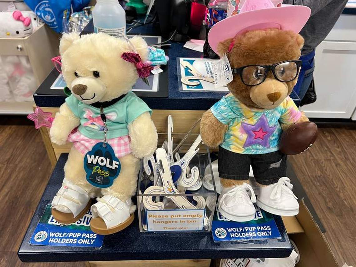  Build-a-Bear plushies at Great Wolf Lodge Sandusky. Photo credit: Karyn Locke 