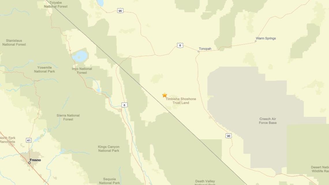 Update: Earthquake of 2.8 magnitude reported close to Silver Peak, NV on April 12 