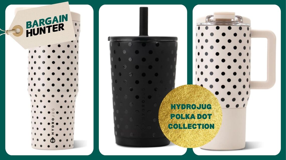 HydroJug Just Debuted a Chic New Polka-Dot Collection That's Exclusive to Amazon 
