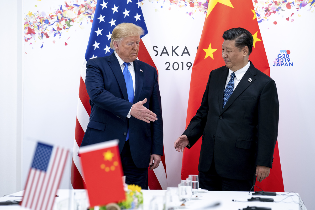 FILE -- President Donald Trump meets with President Xi Jinping of China at the G20 Summit in Osaka, Japan, June 29, 2019. Trump has made a series of claims about China's attempts to acquire American voter data, portraying the alleged activity as a historic scandal. But China's efforts to collect that data have been broadly known for years, and possessing such information would not allow votes to be manipulated. (Erin Schaff/The New York Times)