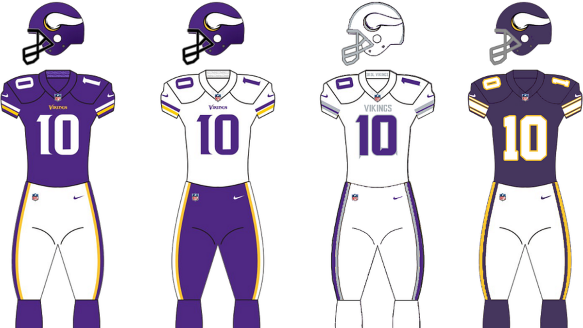  The Vikings' all-white uniforms are some of the best in football. | Photo via Wikipedia 