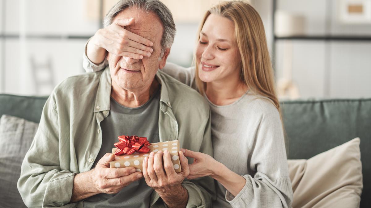 Father with daughter celebrating father's day
