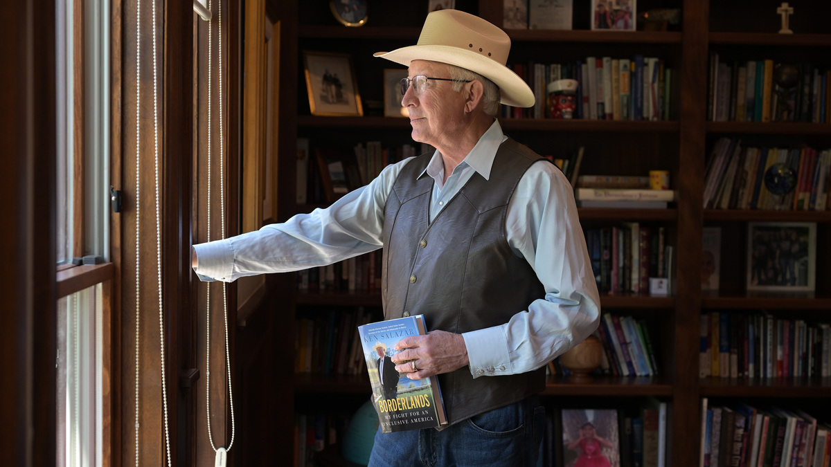 Ken Salazar, former U.S. senator, secretary of the interior, and U.S. ambassador to Mexico, poses for a portrait at his home on June 15, 2026, in Denver. Salazar released a new book, "Borderlands: My Fight for an Inclusive America." (RJ Sangosti/The Denver Post/TNS)