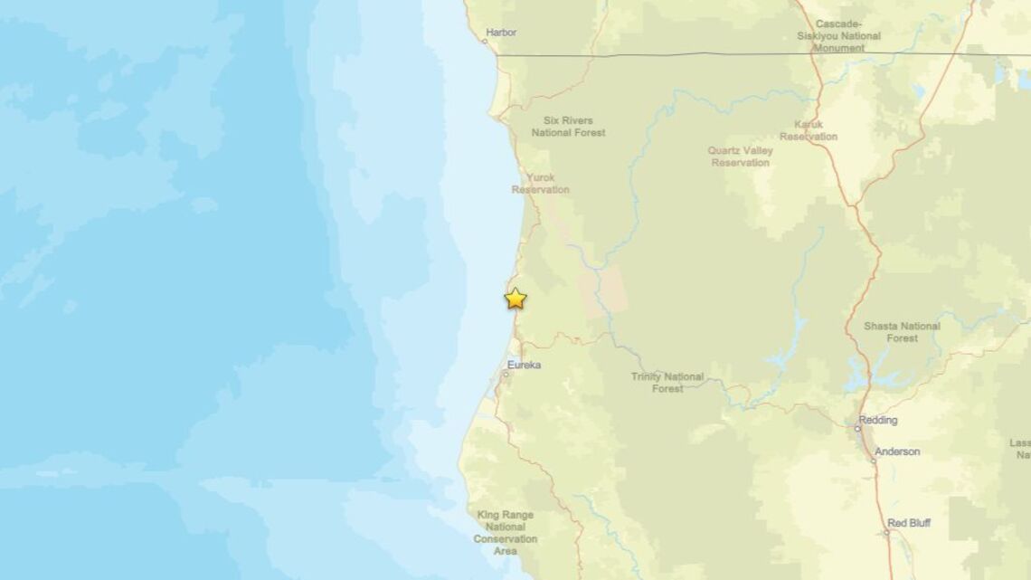 June 9: Earthquake of 2.3 magnitude recorded close to Trinidad, CA 