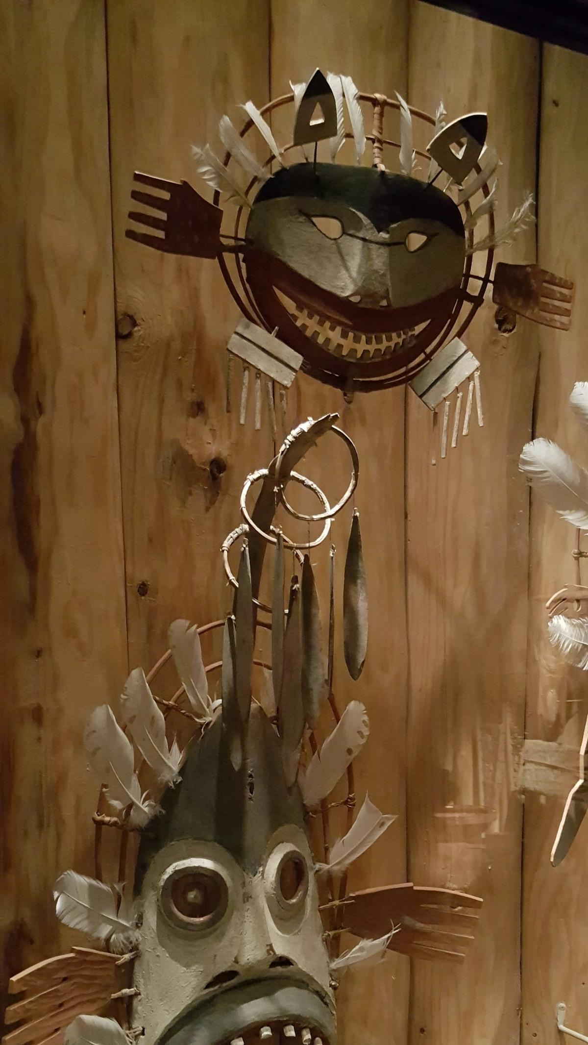  Yup'ik masks are displayed at the National Museum of the American Indian in Washington. Kerri J. Malloy 