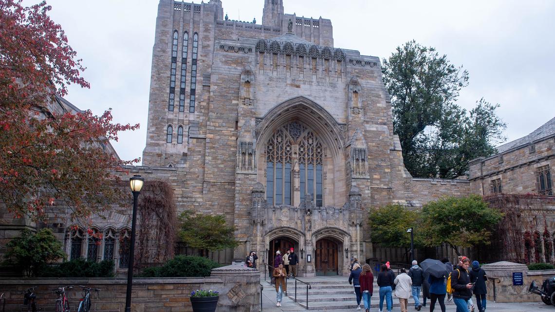 Memorial Library at Yale University. (Aaron Flaum/Hartford Courant/TNS)