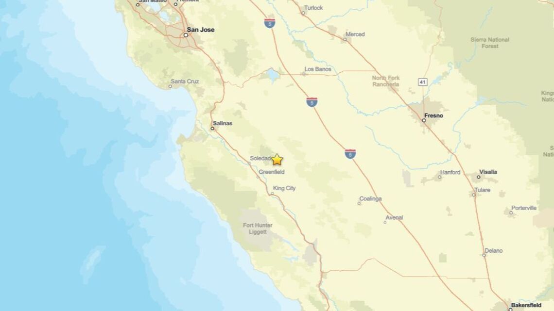 2.3 magnitude earthquake struck near Pinnacles, CA on Oct. 2 