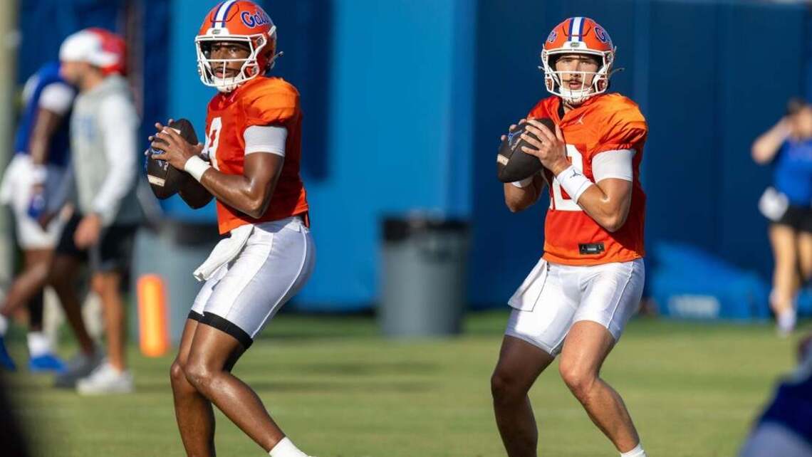 No. 17 Florida holds off naming QB1 with No. 3 Georgia up next 
