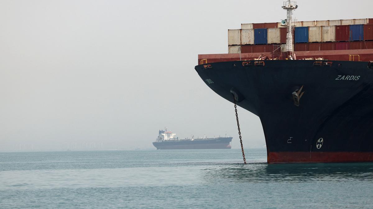 Vessels in the Strait of Hormuz, Iran, May 22, 2026. Majid Asgaripour/WANA (West Asia News Agency) via REUTERS