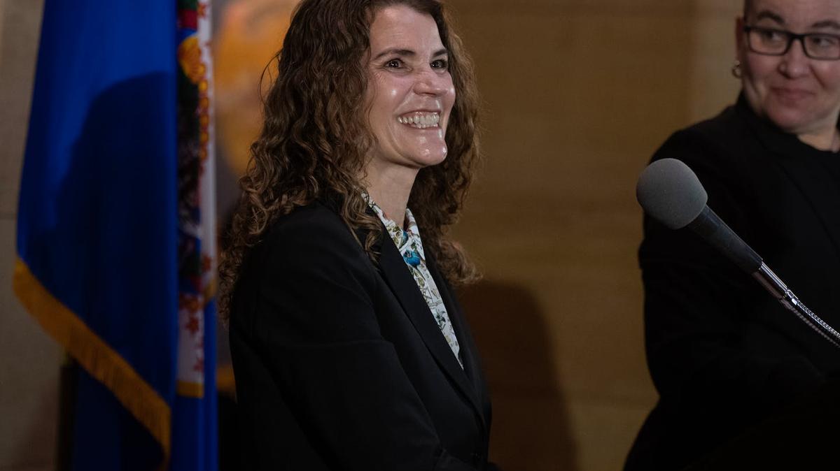 Justice Theodora Gaitas was appointed to the Minnesota Supreme Court in April 2024. (Jerry Holt/The Minnesota Star Tribune/TNS)