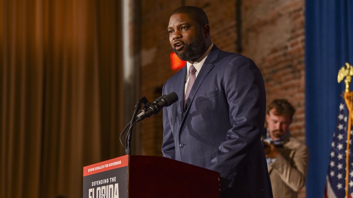 DeSantis allies break away, endorse Byron Donalds for Florida governor 