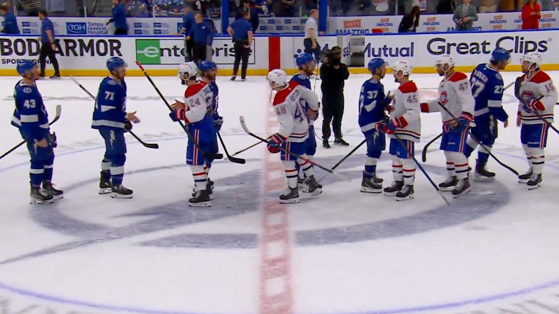 Lightning, Canadiens Players Show What True Sportsmanship Really Is 