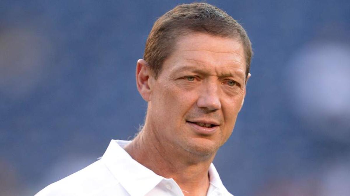  Sep 9, 2013; San Diego, CA, USA; Houston Texans offensive coordinator Rick Dennison during the game against the San Diego Chargers at Qualcomm Stadium. The Texans defeated the Chargers 31-28. Mandatory Credit: Kirby Lee-Imagn Images | Kirby Lee-Imagn Images 