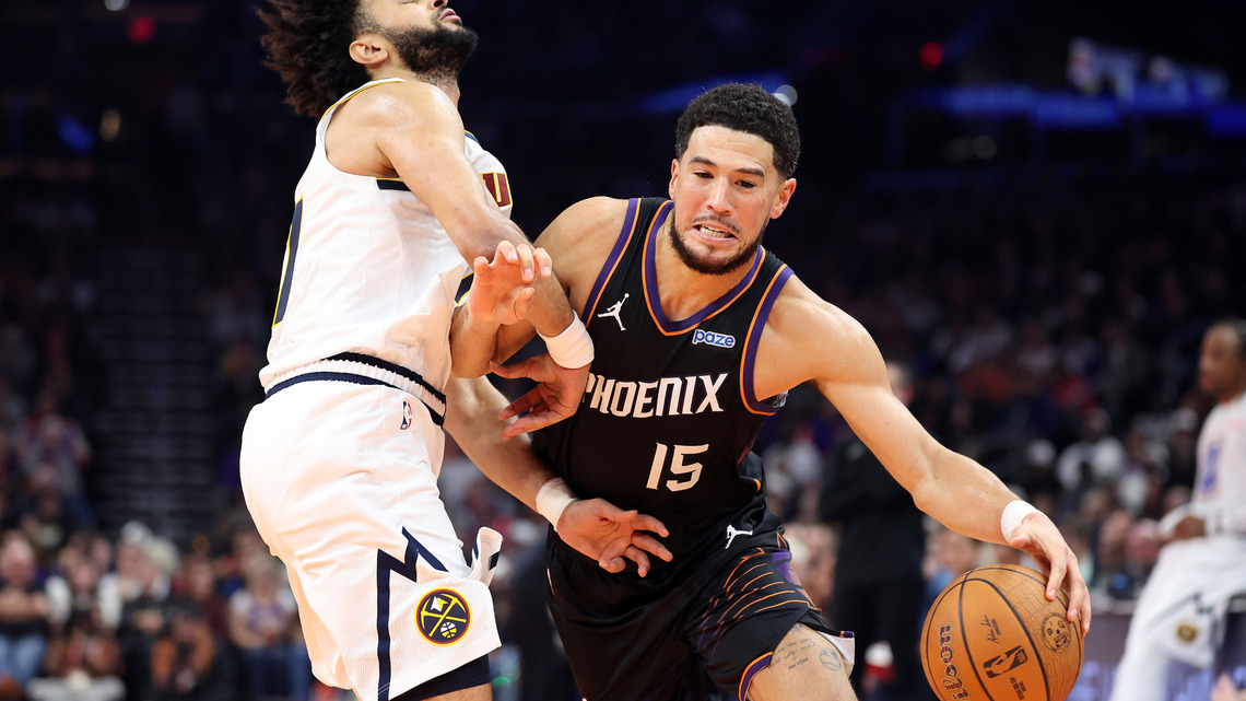 Jamal Murray leads Nuggets to NBA Cup group stage win over Suns 