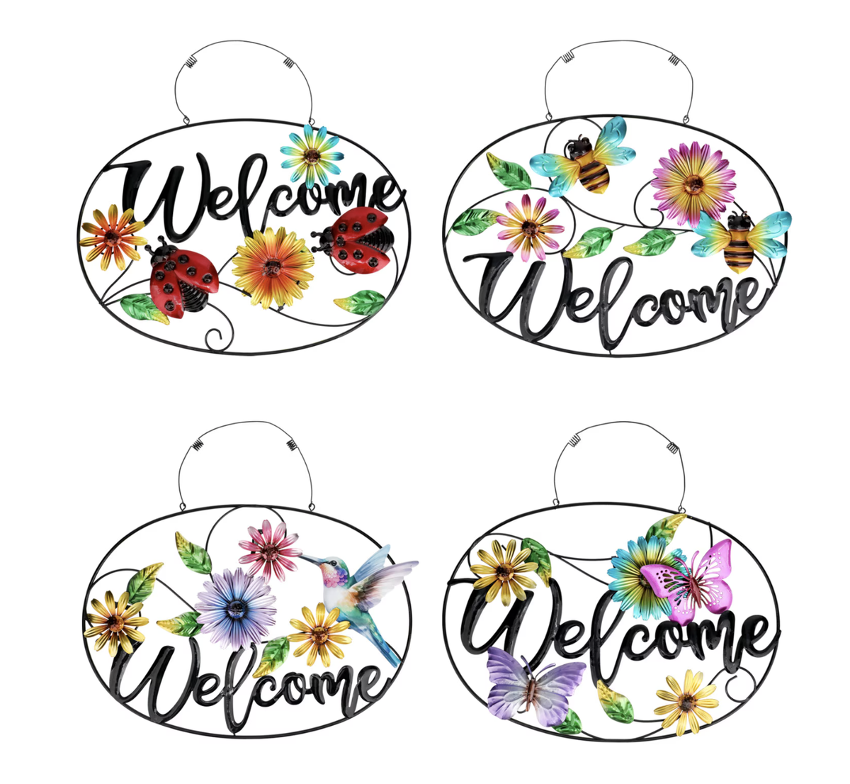 Spring-themed welcome signCourtesy of Dollar Tree