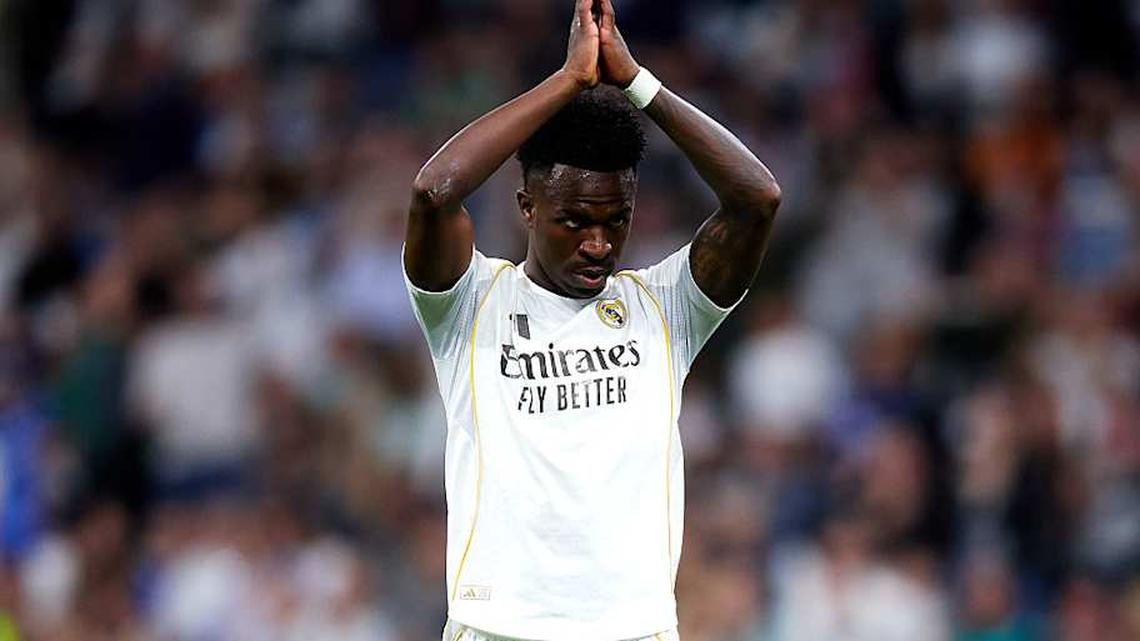  Vinicius Junior got on the scoresheet for the first time since March 22. | Alvaro Medranda/Quality Sport Images/Getty Images 