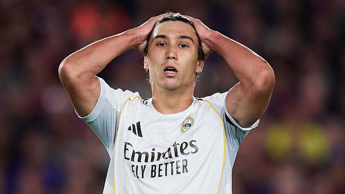  Gonzalo García will rue his missed opportunity to impress. | Pablo Rodriguez/Quality Sport Images/Getty Images 