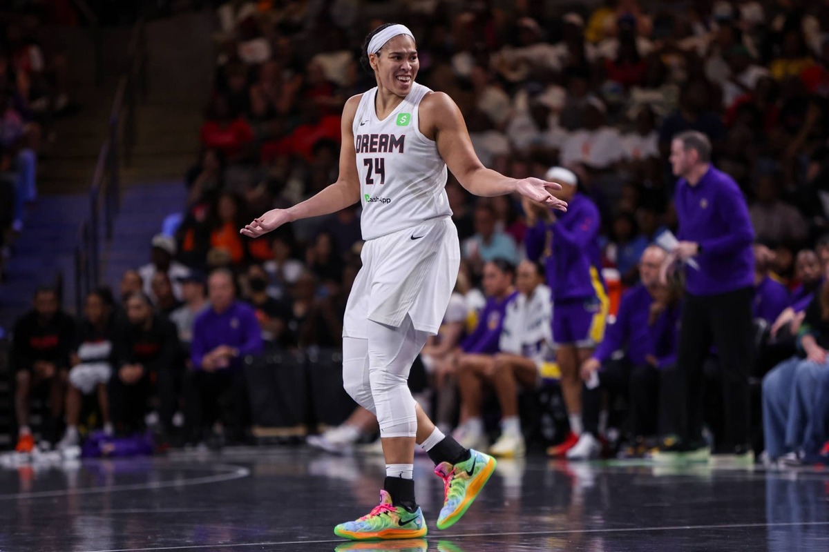  Atlanta Dream forward Brionna Jones (24) Brett Davis-Imagn Images