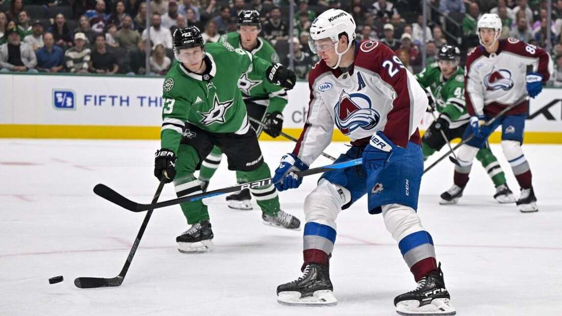 Avalanche look to sweep home-and-home set against Stars 